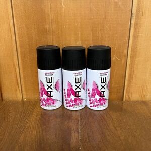Axe Anarchy For Her Mini Body‎ Spray Limited Edition Travel Size 1 oz (3 Pack)
